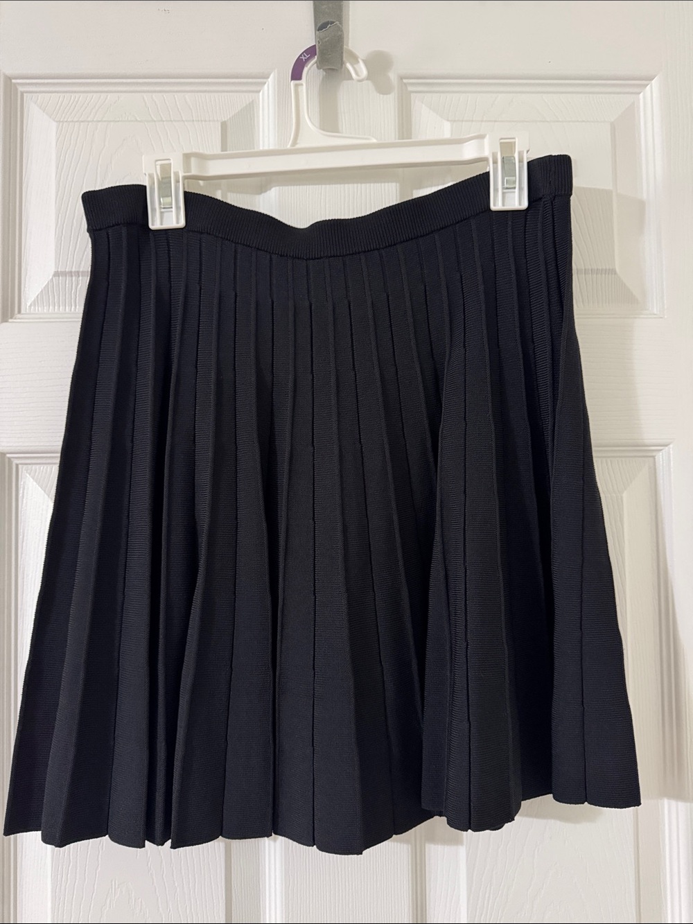 a new day Black Pleated Skirt - Flared Skater
